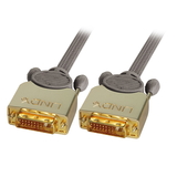 LINDY 37145 7.5m Premium Gold DVI-D Dual Link Cable
