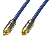 LINDY 37514 10m AV Cable - Phono Male to Phono Male, 75 Ohm, Premium Gold