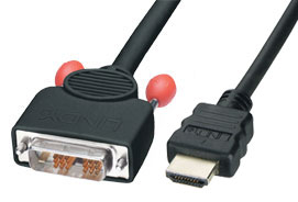 LINDY 41103 3m HDMI to DVI-D Cable, Black