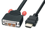 LINDY 41106 10m HDMI to DVI-D Cable, Black