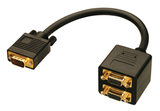 LINDY 41214 VGA Splitter Cable, 2 Way
