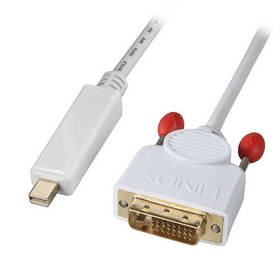 LINDY 41495 Mini DisplayPort to DVI-D Adapter Cable, 1m