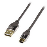 LINDY 41591 5m CROMO USB 2.0 Type A to Mini-B Cable