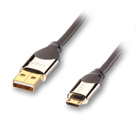 LINDY 41595 2m CROMO USB 2.0 Type A to Micro-B Cable