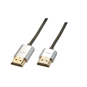LINDY 41676 CROMO Slim HDMI High Speed A/A Cable, 4.5m