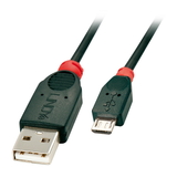 LINDY 41802 USB 2.0 Cable A/Micro-B, 1m