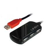 LINDY 42783 12m USB 2.0 Active Extension Pro 4 Port Hub