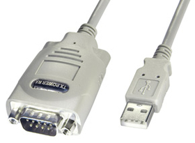 LINDY 42844 USB to Serial Adapter - 9 Way (RS-422), 1m