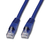 LINDY 45786 0.5m CAT6 UTP Snagless Network Cable, Blue