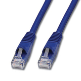 LINDY 45787 1m CAT6 UTP Snagless Network Cable, Blue