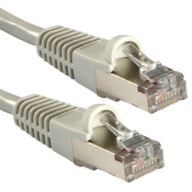 LINDY 45870 0.3m CAT5e Gigabit FTP Snagless Network Cable, Gray