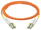 LINDY 46236 2m Fiber Optic Cable - LC to LC, 62.5/125&mu;m