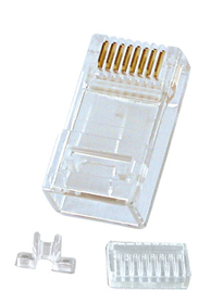 LINDY 62430 RJ-45 Male Connector, 8 Pin UTP CAT6, Pack of 10