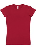 LAT 3616CO Ladies Fitted Fine Jersey Tee