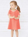 Rabbit Skins 5379 Toddler Girls' Harborside Melange French Terry Twirl Dress