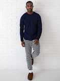 LAT 602Z Adult Baby Rib Pajama Pant
