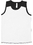LAT 6119 Youth Contrast Back Tank