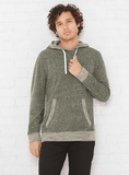 LAT 6779 Adult Melange French Terry Hoodie