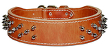 Studded & Spiked Hunting Collars(Tapered Leather Protector)