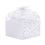 Aspire 50PCS Floral Favor Boxes Laser Cut Candy box for Bridal Shower, Baby Birthday Party (White)