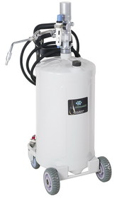 Liquidynamics Oil Dispenser, 21 Gallon Air Operated, w/ 3:1 Pump, F/R, 12&#180; Hose