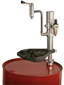 Liquidynamics Oil Pump, 1:1 Drum Pump, w/ Bung Adapter, Spigot & Support Shelf