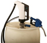 Liquidynamics 560008V-S3M-330 Poly Hand Pump Kit To Fit 330 Gallon Tote, 12´ Hose, Manual Nozzle