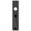 Detex 03A 693 A Straight Pull Trim with Cylinder Hole, for Value Series Devices, Black Painted