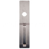 Detex 03C 630 C Straight Pull Trim with Cylinder Hole, for 10/20/21/27 Series Devices, Satin Stainless Steel