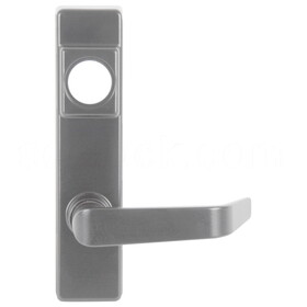 Detex 09BN 689 BN Lever Trim with Cylinder Hole, for Value Series Devices, Aluminum Painted