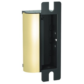 HES 1006-606-LBM Grade 1 Electric Strike Body, Fail Secure, 12/24VDC, Latchbolt Monitor, Satin Brass