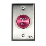 BEA 10ACPBDA4 Pneumatic Push Button, Single gang plate, standard 1 5/8