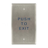 BEA 10PBO24E Stainless steel push plate, 2.75