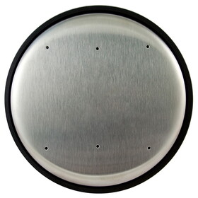 BEA 10PBR10 Stainless steel push plate, 6" round, plain face