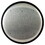 BEA 10PBR10 Stainless steel push plate, 6" round, plain face