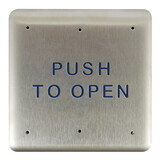 BEA 10PBS Stainless steel push plate, 4.75