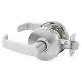 Sargent 28-10G15-3 LL 26D Grade 1 Exit or Communicating Cylindrical Lock, L Lever, Non-Keyed, Satin Chrome Finish, Not Handed