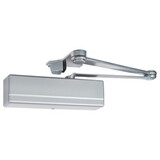 Sargent 1431-CPS TB EN Surface Door Closer, Heavy Duty Parallel Arm with Compression Stop, Thru Bolts, Sprayed Aluminum Enamel