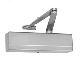 Sargent 1431-P4A TB EN Surface Door Closer, Parallel Arm for Flush Frame for use with Auxiliary Holder/Stop, Thru Bolts, Sprayed Aluminum Enamel