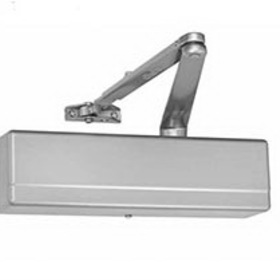 Sargent 1431-P4A TB EN Surface Door Closer, Parallel Arm for Flush Frame for use with Auxiliary Holder/Stop, Thru Bolts, Sprayed Aluminum Enamel
