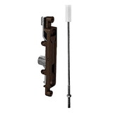 DON-JO 1551-DU Manual Flush Bolt for Aluminum Door, 1/4