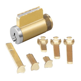 Kaba Ilco 15996GA-26D-KD Combination Knob/Deadbolt Cylinder,6-Pin,Sargent LA Keyway,Keyed Different,Satin Chrome
