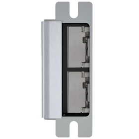 HES 1600-630-DLMS Grade 1 Electric Strike,For Cylindrical or Mortise Latchbolt and Deadbolt Locks,Body Only,Dual Strike Monitor,Satin Stainless Steel