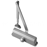 Norton 1604BC 689 Tri-Packed Door Closer, Size 4, Backcheck, Aluminum Painted