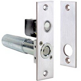 SDC 160IV Conventional Mortise Bolt Lock, 12/24 VDC, Failsafe, 4-7/8 In. by 1-1/4 In. Face Plate with Auto Relock Switch
