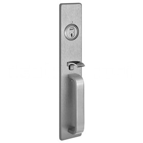 PHI 1705A 630 Apex and Olympian Series Wide Stile Trim, Key Controls Thumb Piece, A Design Pull, Satin Stainless Steel
