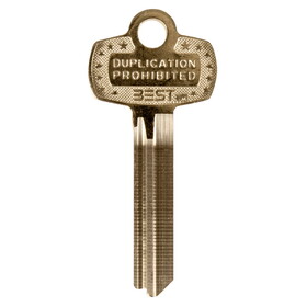 BEST 1A1L1KS208KS800 Key Blank, L Keyway