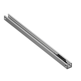 LCN 2030-3038HB 689 Grade 1 Slide Track with Bumper and Hold, Track Only, Aluminum Painted Finish, Non-Handed