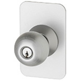 Von Duprin 210K 689 Grade 1 Exit Trim for 22 Series Devices, Classroom Function, Knob with Escutcheon, Aluminum Painted Finish, Field Reversible