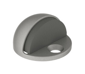 Hager 241F US26D Dome Stop - Low,Die Cast Brass,Base Diameter 1-11/16",1/8" Thick Base,1" Height,Satin Chrome Finish